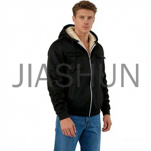 Custom Hooded Zip-Up Streetwear Jacket