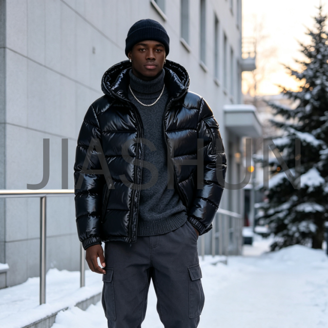 Custom Hooded Winter Padded Jacket