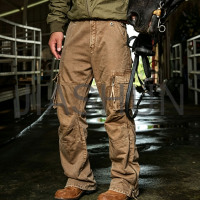 Retro Western Multi Zip Pocket Cargo Pants
