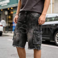 Custom Denim Shorts · 250 gsm · Vintage wash