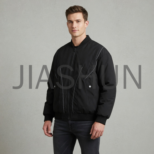 Stitched Padded Bomber Jacket