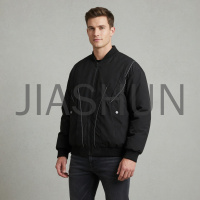 Stitched Padded Bomber Jacket