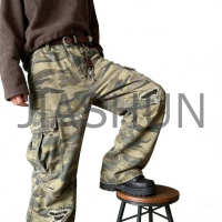 Custom Camo Washed Denim · 350 gsm