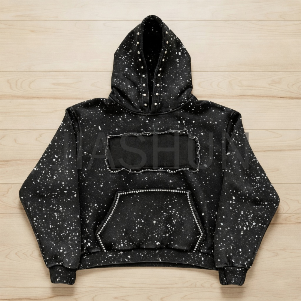 Custom Crop Oversized Hoodie · 440 gsm