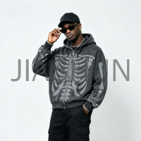 Custom Oversized Vintage Streetwear Jacket · 460 gsm