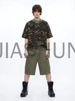 Custom Oversized Camo Boxy T-Shirt · 260 gsm