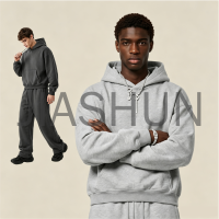 Custom Crop Oversized Hoodie Set · 460 gsm