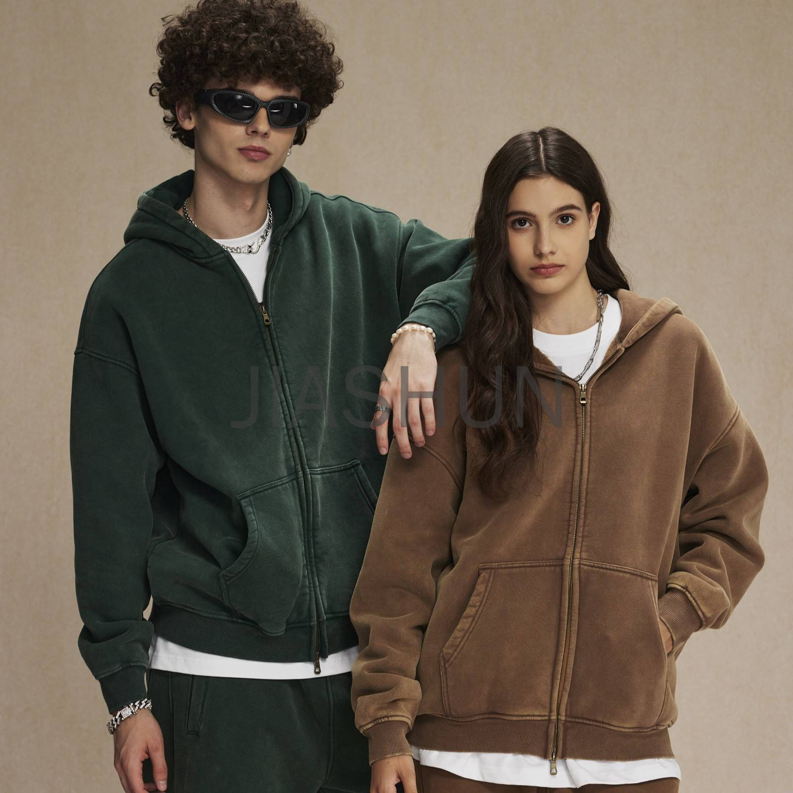 Custom Oversized Vintage Hoodie · 460 gsm · Vintage wash