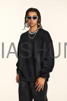 Custom Oversized Vintage Sweatshirt · 390 gsm · Vintage wash