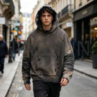 Custom Oversized Vintage Hoodie · 460 gsm · Vintage wash