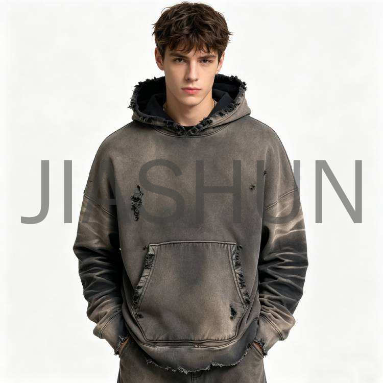 Custom Oversized Vintage Hoodie · 460 gsm · Vintage wash