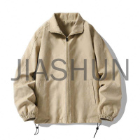 Oversized Full Zip Coach Jacket
