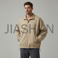 Oversized Full Zip Coach Jacket