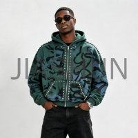Custom Oversized Hooded Streetwear Jacket · 390 gsm