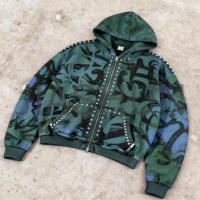 Custom Oversized Hooded Streetwear Jacket · 390 gsm