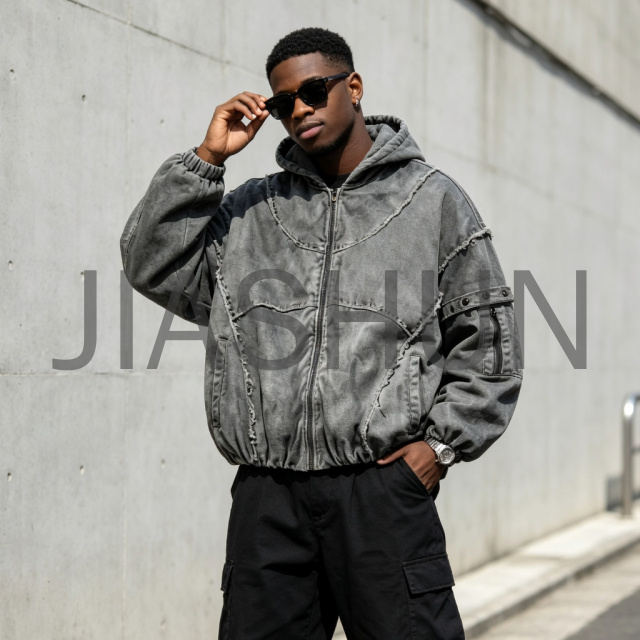 Custom Oversized Vintage Streetwear Jacket
