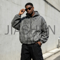 Custom Oversized Vintage Streetwear Jacket · 390 gsm