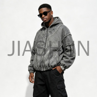 Custom Oversized Vintage Streetwear Jacket · 390 gsm