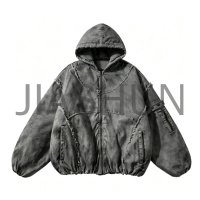 Custom Oversized Vintage Streetwear Jacket · 390 gsm