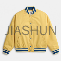 Yellow Varsity Bomber Jacket