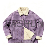 Custom Oversized Vintage Denim Jacket · 400 gsm · Vintage wash