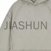 Custom Crop Vintage Hoodie · 390 gsm · Vintage wash
