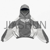 Custom Color-block Zip-Up Hoodie · 390 gsm