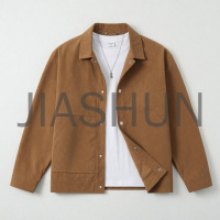 Oversized Corduroy Shirt Jacket