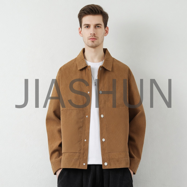 Oversized Corduroy Shirt Jacket