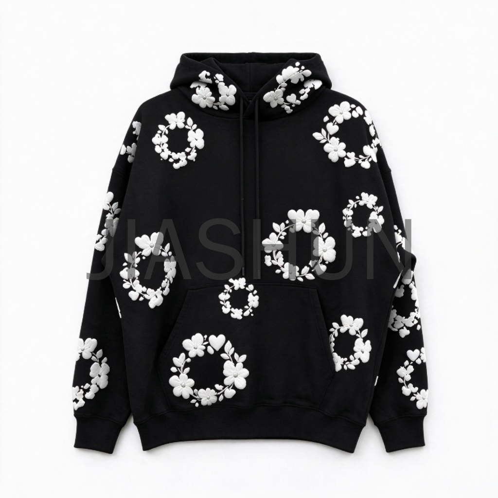 Custom Oversized Hoodie · 440 gsm · Puff print