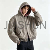 Custom Crop Vintage Padded Jacket · 440 gsm
