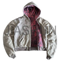 Custom Crop Vintage Padded Jacket · 440 gsm