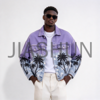 Custom Oversized Vintage Denim Jacket · 400 gsm