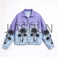 Custom Oversized Vintage Denim Jacket · 400 gsm