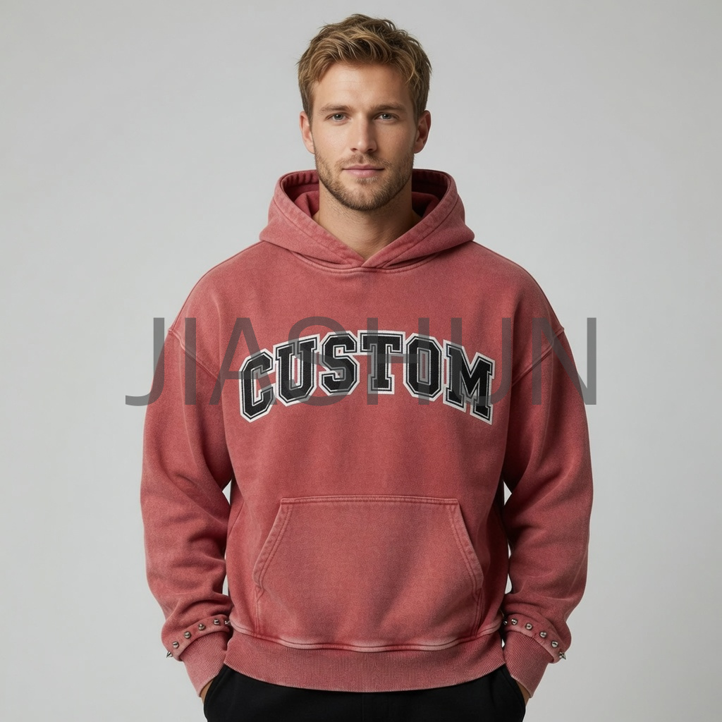 Custom Skull Graphic Vintage Hoodie
