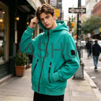 Custom Oversized Hooded Streetwear Jacket · 400 gsm