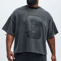 Custom Crop Oversized Boxy T-Shirt · 270 gsm · Vintage wash