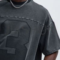 Custom Crop Oversized Boxy T-Shirt · 270 gsm · Vintage wash