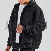 Custom Oversized Vintage Streetwear Jacket · 400 gsm · Vintage wash