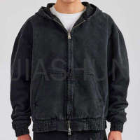 Custom Oversized Vintage Streetwear Jacket · 400 gsm · Vintage wash