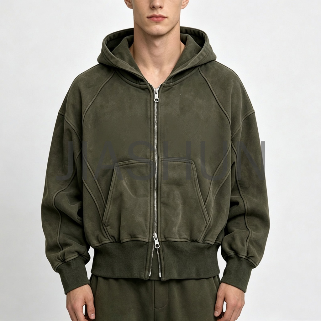 Custom Crop Oversized Hoodie · 400 gsm