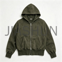 Custom Crop Oversized Hoodie · 400 gsm