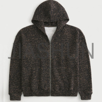 Speckled Full Zip Hooded Jacket