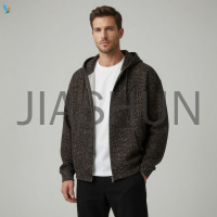 Speckled Full Zip Hooded Jacket