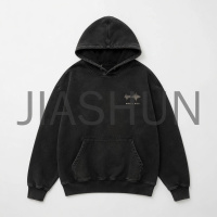 Vintage Washed Graphic Print Hoodie