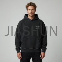 Vintage Washed Graphic Print Hoodie