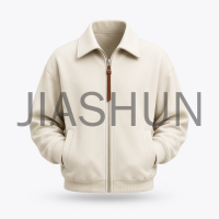 Oversized Collared Zip Jacket