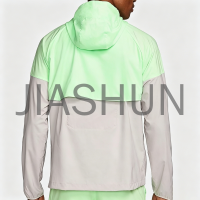Men Color Block Custom Logo Windbreaker Sports Jacket