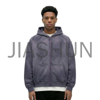 Custom Oversized Vintage Streetwear Jacket · 400 gsm · Vintage wash