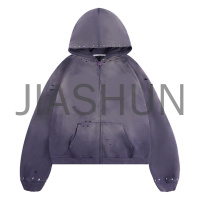 Custom Oversized Vintage Streetwear Jacket · 400 gsm · Vintage wash